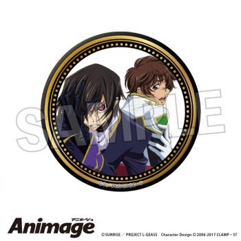 【予約2024年11月】コードギアス 反逆のルルーシュ Animageギラギラ缶バッジ B PROOF