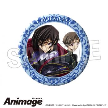 【予約2024年11月】コードギアス 反逆のルルーシュ Animageギラギラ缶バッジ 大 F PROOF