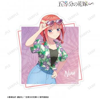 【予約2024年12月】五等分の花嫁∽ 描き下ろし 中野二乃 アロハシャツver. トラベルステッカー アルマビアンカ