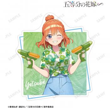 【予約2024年12月】五等分の花嫁∽ 描き下ろし 中野四葉 アロハシャツver. トラベルステッカー アルマビアンカ