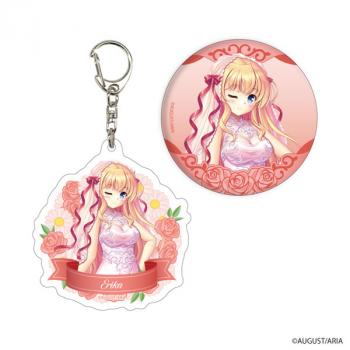 【予約2024年10月】アクリルキーホルダー＆缶バッジセット「FORTUNE ARTERIAL」01/千堂 瑛里華 ウェディングドレスver.(描き下ろしイラスト) A3