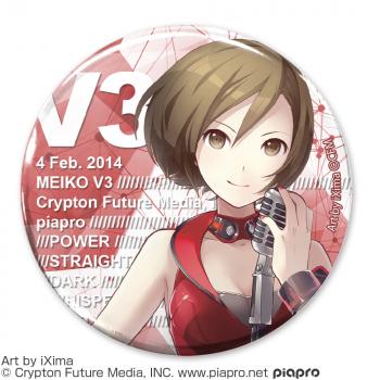 【予約2024年12月】MEIKO V3 MEIKO V3 65mm缶バッジ コスパ