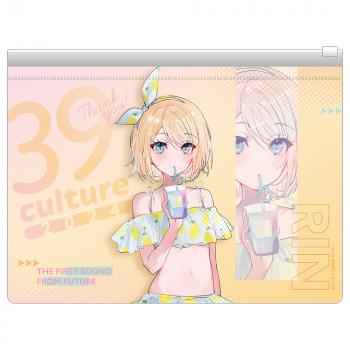 【予約2024年11月】39Culture 2024 FES ビニールポーチ / 鏡音リン キャラバン