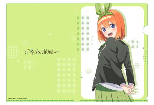 【予約2024年11月】五等分の花嫁∽ 【描き下ろし】クリアファイル 四葉（階段見返りVer.） エムズファクトリー