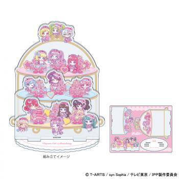 【予約2024年10月】アクリルジオラマ「プリパラ」01/アフタヌーンティーデザイン(ミニキャライラスト) A3