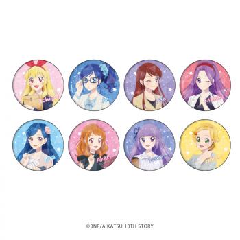 【予約2024年10月】ホログラム缶バッジ(57mm)「アイカツ！」02/オフィスガールver. トレーディング (描き下ろしイラスト) 8パック入りBOX A3