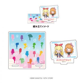 【予約2024年10月】アクリルコースタースタンド「アイカツ！」01/いちご＆あかり オフィスガールver.(グラフアートイラスト) A3