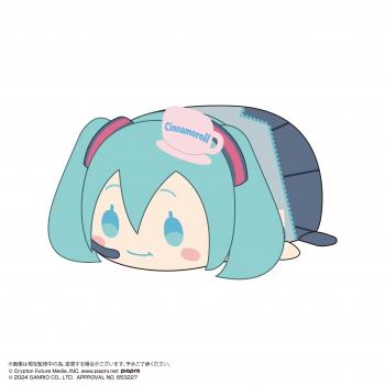 【予約2024年12月】初音ミク×シナモロール ぽてコロマスコットMsize2 F初音ミク（もぐもぐ） マックスリミテッド