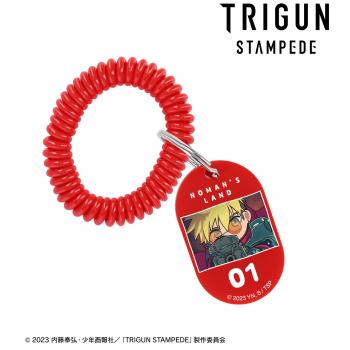 【予約2025年02月】TVアニメ「TRIGUN STAMPEDE」 ヴァッシュ・ザ・スタンピード ゆるコマ ロッカーキー風アクリルキーホルダー ver.A アルマビアンカ