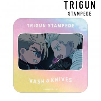 【予約2025年02月】TVアニメ「TRIGUN STAMPEDE」 ヴァッシュ&ナイヴズ ゆるコマ オーロラステッカー アルマビアンカ