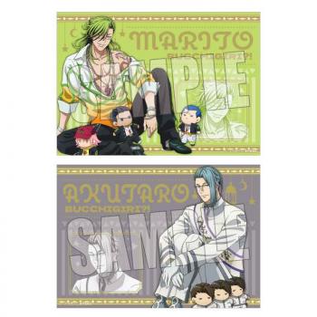 【予約2024年12月】らくピタポスター ぶっちぎり?!/神 摩利人&心土 阿久太郎 ぎゅぎゅっとぬいぐるみver. ベルハウス