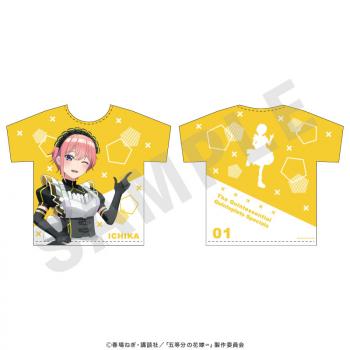 【予約2024年10月】五等分の花嫁∽ フルグラフィックTシャツ 中野一花 coly