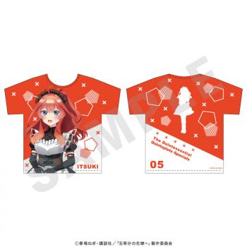 【予約2024年10月】五等分の花嫁∽ フルグラフィックTシャツ 中野五月 coly