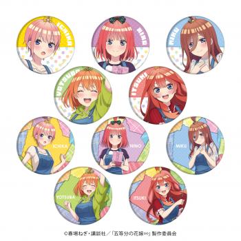 【予約2024年11月】缶バッジ「五等分の花嫁∽」06/らいはコーデver. (描き下ろしイラスト) 10パック入りBOX A3