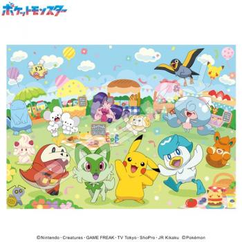 【予約2024年10月】ポケットモンスター 300ラージピースジグソーパズル No.300-L590 ポケモンと一緒！うきうきマーケット エンスカイ