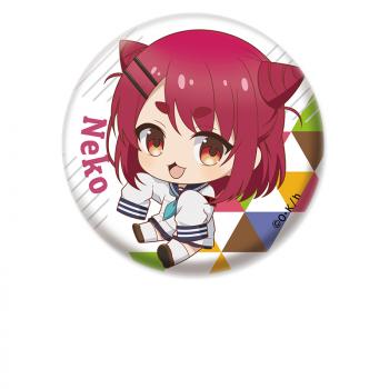 【予約2024年10月】TVアニメ『しかのこのこのここしたんたん』 ぺたん娘缶バッジ 猫山田根子 ペンギンパレード