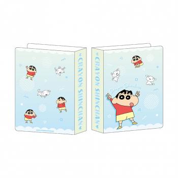 【予約2024年11月】クレヨンしんちゃん 缶バッジフォルダ ブルー サンタン