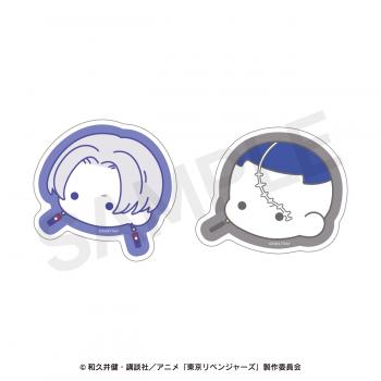 【予約2024年10月】東京リベンジャーズ ヘアクリップ(2個セット)(ぷにきゅーと) 04 イザナ&鶴蝶 MAW