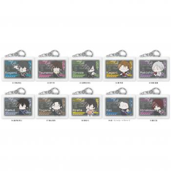 【予約2024年11月】PSYCHO-PASS サイコパス ちるコレ ミニチュアキャンバスキーホルダー /01 10パック入りBOX CS.FRONT