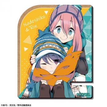 【予約2024年11月】ゆるキャン△ 木製スマホスタンド Ver.3 デザイン02(各務原なでしこ&志摩リン/B) ライセンスエージェント