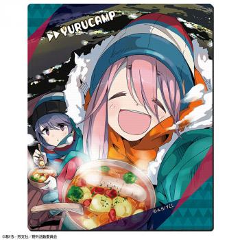 【予約2024年11月】ゆるキャン△ ラバーマウスパッド Ver.2 デザイン04(各務原なでしこ&志摩リン/B) ライセンスエージェント