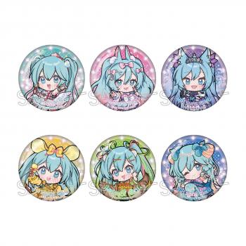 【予約2024年11～12月】初音ミク あやかしステージ 缶バッジ 6パック入りBOX ツインクル