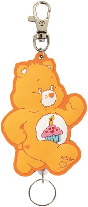 エスケイジャパン ケアベア ラバーリールキーホルダー Ｂｉｒｔｈｄａｙ Ｂｅａｒ【送料込み】