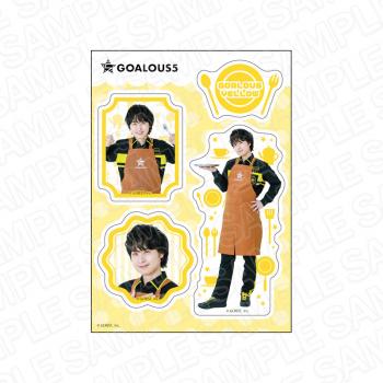 【予約2024年11月】GOALOUS5 ステッカーシート ゴーラスイエロー Cafe ver. コンテンツシード