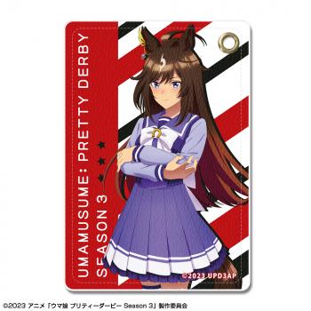 【予約2024年12月】『ウマ娘 プリティーダービー Season 3』 レザーパスケース デザイン06(ドゥラメンテ/制服ver.)【描き下ろし】 ライセンスエージェント