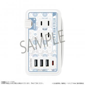 【予約2024年12月】ヘタリア World★Stars ロシア モデル USB/USB Type-C付きACタップ ムービック