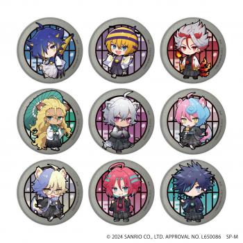 【予約2024年10月】缶バッジ「SHOW BY ROCK!!」45/和服ver. ブラインド(全9種)(ミニキャライラスト) 9パック入りBOX A3