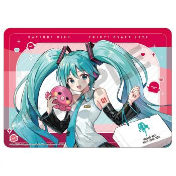 【送料無料】初音ミク ラバーマット 初音ミク エンジョイ大阪2024 クラックス【予約2024年12月】