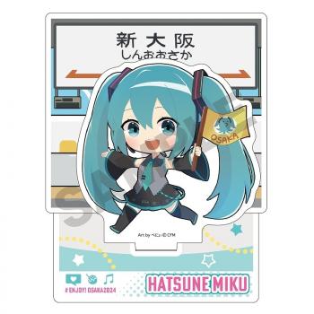 【送料無料】初音ミク ジオラマアクリルスタンド 初音ミク エンジョイ大阪2024 クラックス【予約2024年12月】