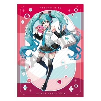 【予約2024年12月】初音ミク シングルクリアファイル 初音ミク エンジョイ大阪2024 クラックス