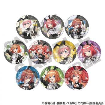 【送料無料】五等分の花嫁 トレーディング缶バッジ モノクロバニードレス 10パック入りBOX クラックス【予約2024年12月】