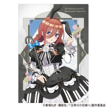 【予約2024年12月】五等分の花嫁 シングルクリアファイル 中野三玖 モノクロバニードレス クラックス