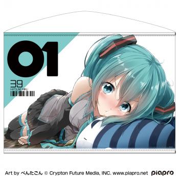 【予約2024年12月】初音ミク 横型B2タペストリー ぺんたごん Ver. コスパ