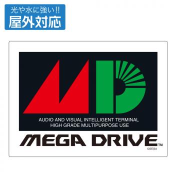 【予約2024年12月】メガドライブ 屋外対応ステッカー コスパ