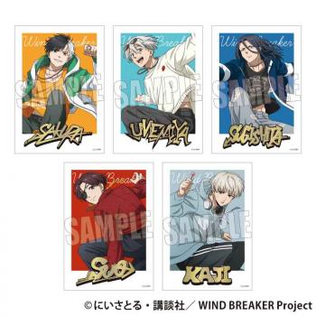 【予約2025年01月】トレーディング箔押しブロマイド WIND BREAKER/スケーターver. 5パック入りセット ベルハウス