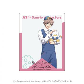 【予約2024年12月】アクリルカード「A3!×Sanrio characters」11/皆木 綴×あひるのペックル(等身イラスト) A3