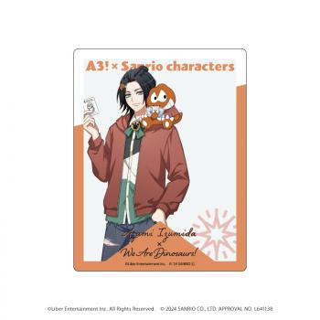 【予約2024年12月】アクリルカード「A3!×Sanrio characters」13/泉田 莇×ウィアーダイナソアーズ！(等身イラスト) A3