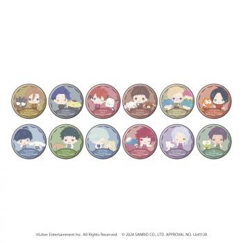 【予約2024年12月】缶バッジ「A3!×Sanrio characters」06/A＆W ブラインド(全12種)(ミニキャライラスト) 12パック入りBOX A3