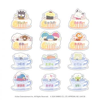 【予約2024年12月】おなまえプレートバッジ「A3!×Sanrio characters」06/A＆W ブラインド(全12種)(ミニキャライラスト) 12パック入りBOX A3