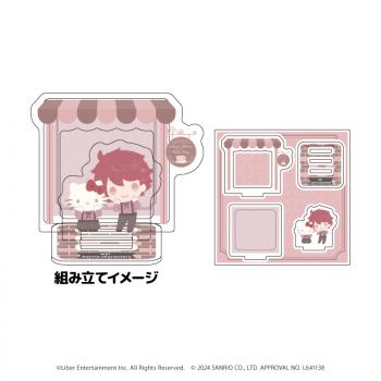 【予約2024年12月】アクリルスタンドプレート「A3!×Sanrio characters」01/佐久間 咲也×ハローキティ(ミニキャライラスト) A3