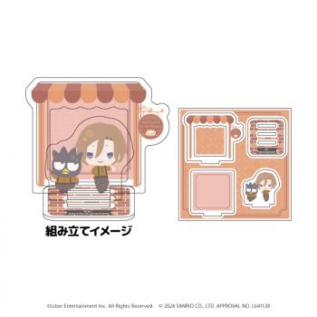 【予約2024年12月】アクリルスタンドプレート「A3!×Sanrio characters」13/摂津 万里×バッドばつ丸(ミニキャライラスト) A3