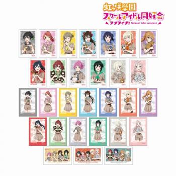 【予約2025年03月】ラブライブ！虹ヶ咲学園スクールアイドル同好会 東武動物公園コラボ 描き下ろし サファリルックver. トレーディングインスタントカメラ風イラストカード2枚セット 14パック入りBOX アルマビアンカ