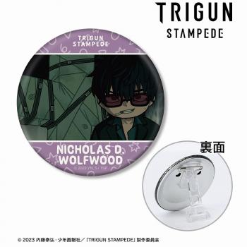 【予約2025年03月】TVアニメ「TRIGUN STAMPEDE」 ニコラス・D・ウルフウッド ゆるコマ 3WAY缶バッジ ver.A アルマビアンカ