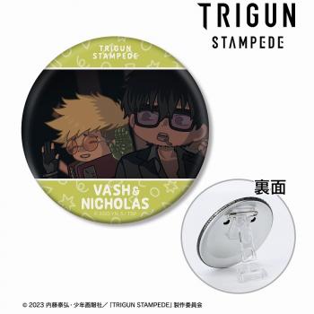 【予約2025年03月】TVアニメ「TRIGUN STAMPEDE」 ヴァッシュ&ニコラス ゆるコマ 3WAY缶バッジ ver.B アルマビアンカ