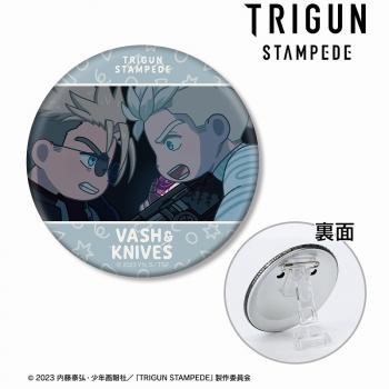 【予約2025年03月】TVアニメ「TRIGUN STAMPEDE」 ヴァッシュ&ナイヴズ ゆるコマ 3WAY缶バッジ アルマビアンカ