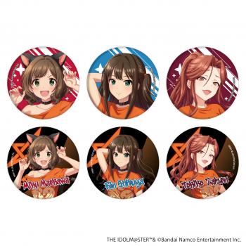 【予約2024年12月】缶バッジ「アイドルマスター シンデレラガールズ」10/オリジナルTシャツver. トレーディング(全6種)(描き下ろしイラスト) 6パック入りBOX A3